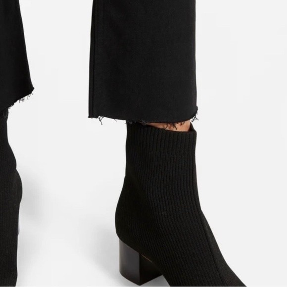 Everlane Black High Rise Kick Crop Jeans - 26 - Picture 2 of 12